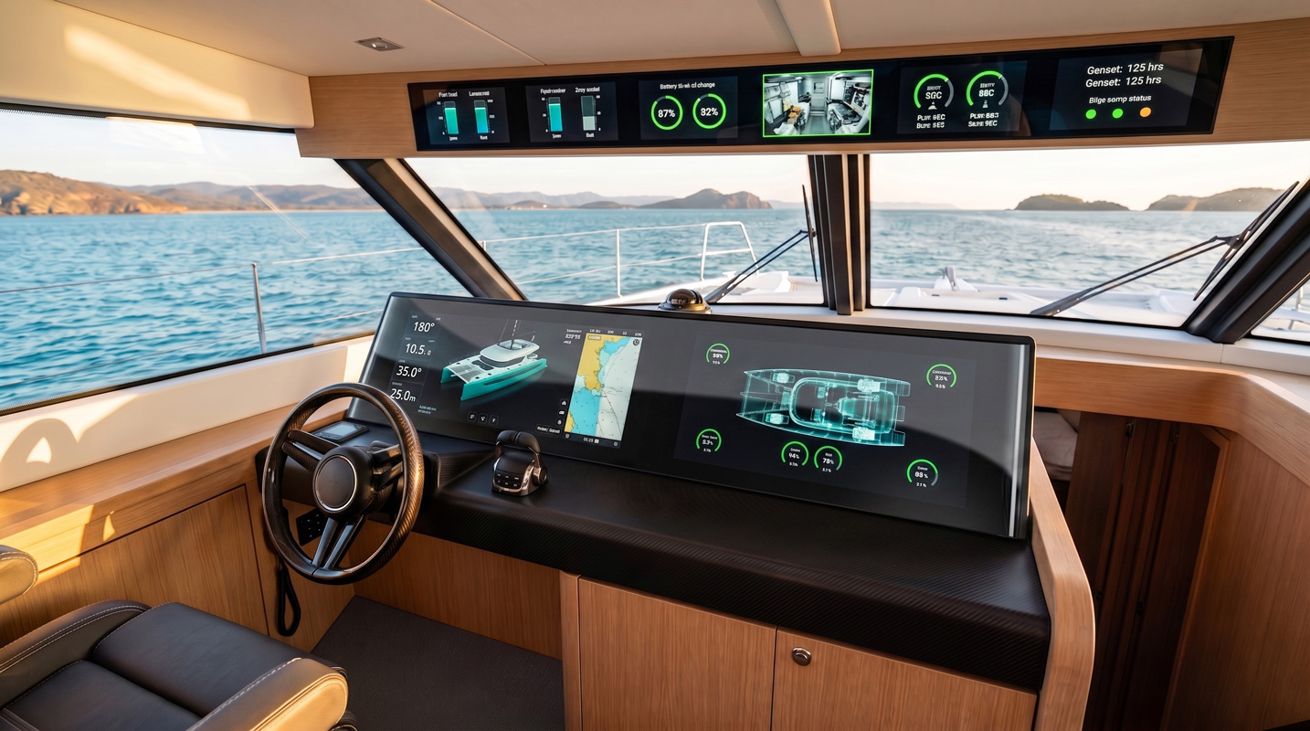 OBOS Helm 24 inch at the wheel